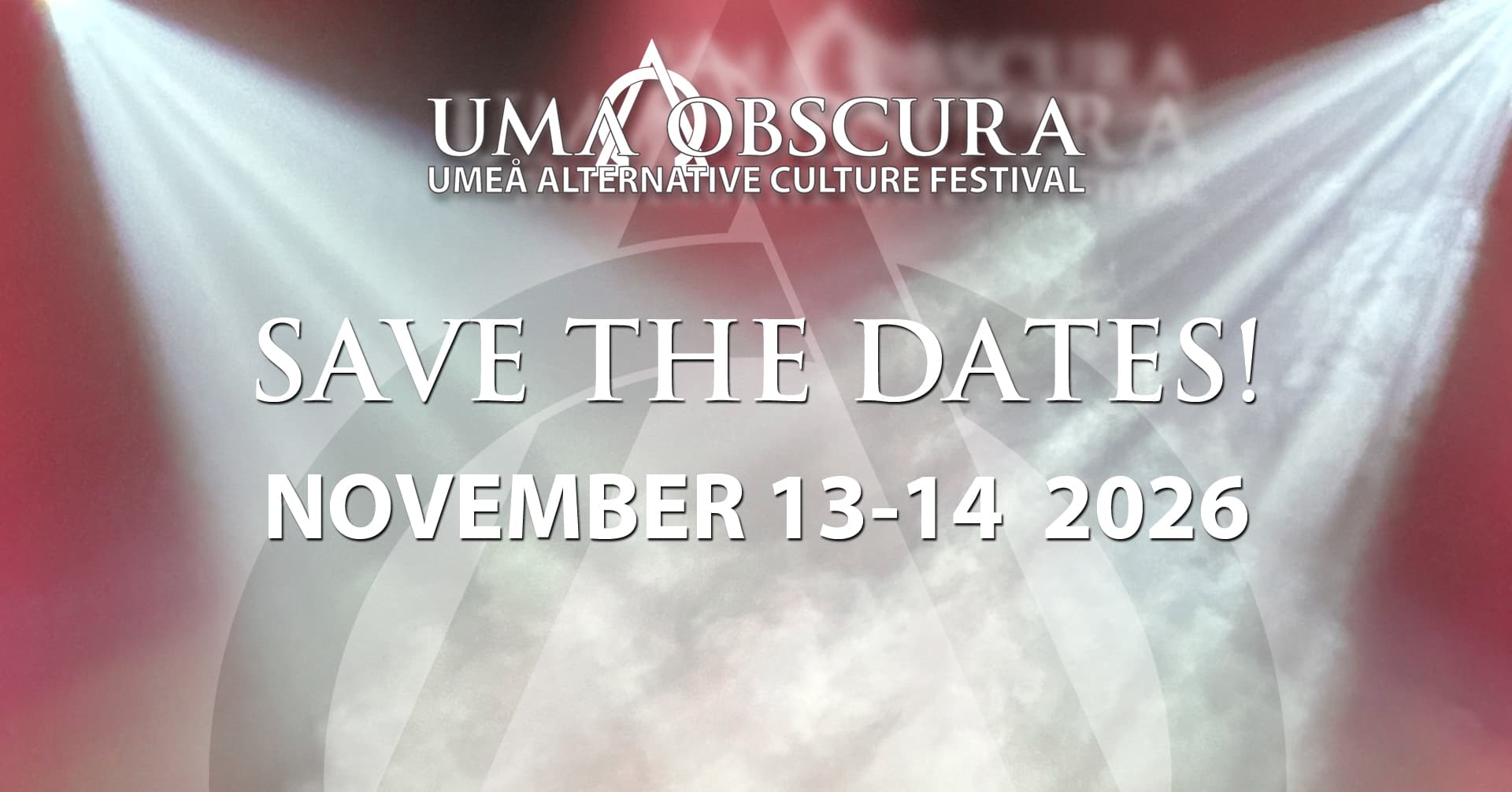 Uma Obscura - Save the dates
